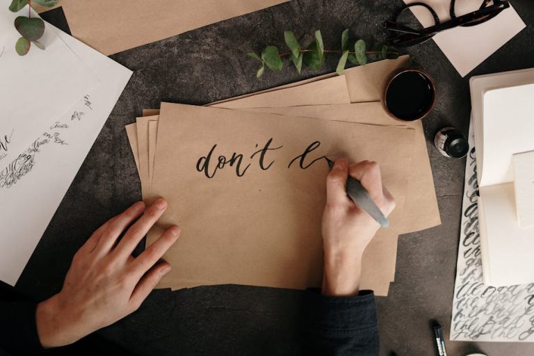 The Art of Calligraphy and Hand Lettering: A Timeless Craft